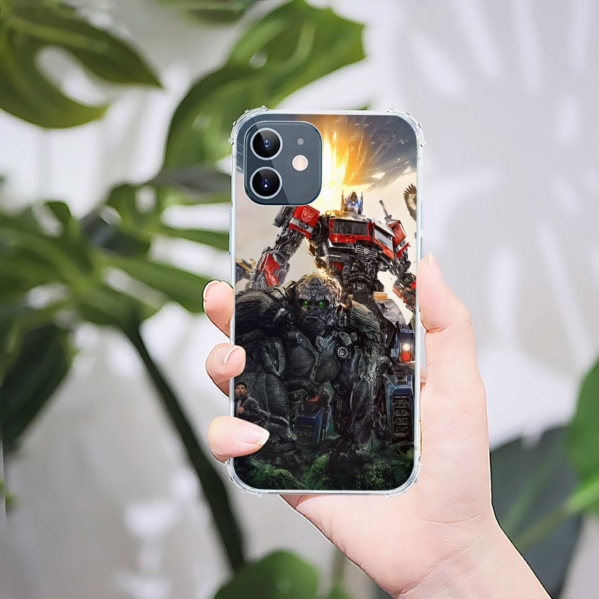 （画像用） Transformers トランスフォーマー 【iPhone 12シリーズ対応】透明スマホケース（クリアソフトケース）